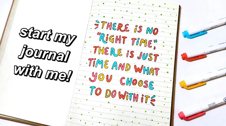 JOURNAL SET UP | starting my 23rd journal (journal...