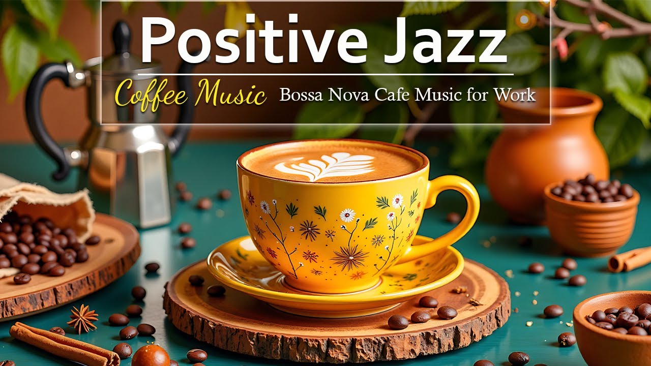 Positive Spring Morning Jazz ☕ Sweet February Coffee Music & Relaxing Bossa Nova Jazz for Great Mood