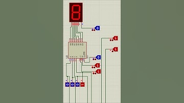 BCD To 7 Segment Decoder Simulation