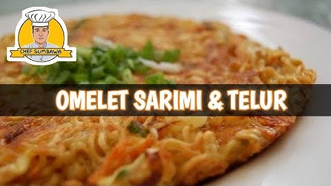 Cara membuat omelet mie telur  dengan bahan sederhana!! - Warno putra harja
