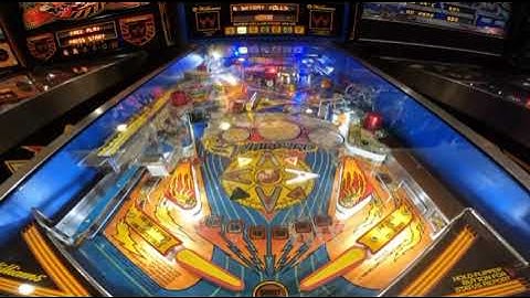 1990 Williams Whirlwind Pinball machine quick gameplay