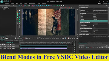 How to blend clips or images in VSDC Free Video Editor