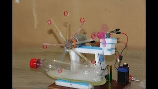 HomeMade Bubble Machine with Motor at home - diy Homemade Science Projects Bubble Machine