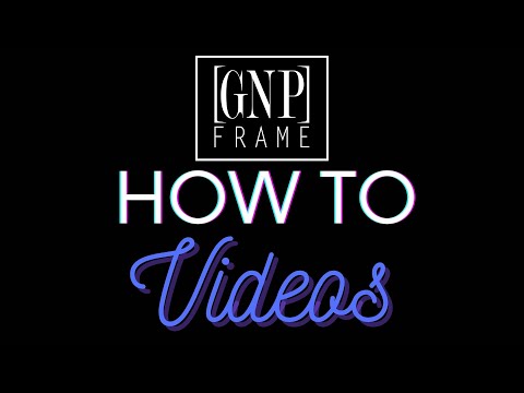 GNP Frame, iFrame previewing software. How to use step by step guide