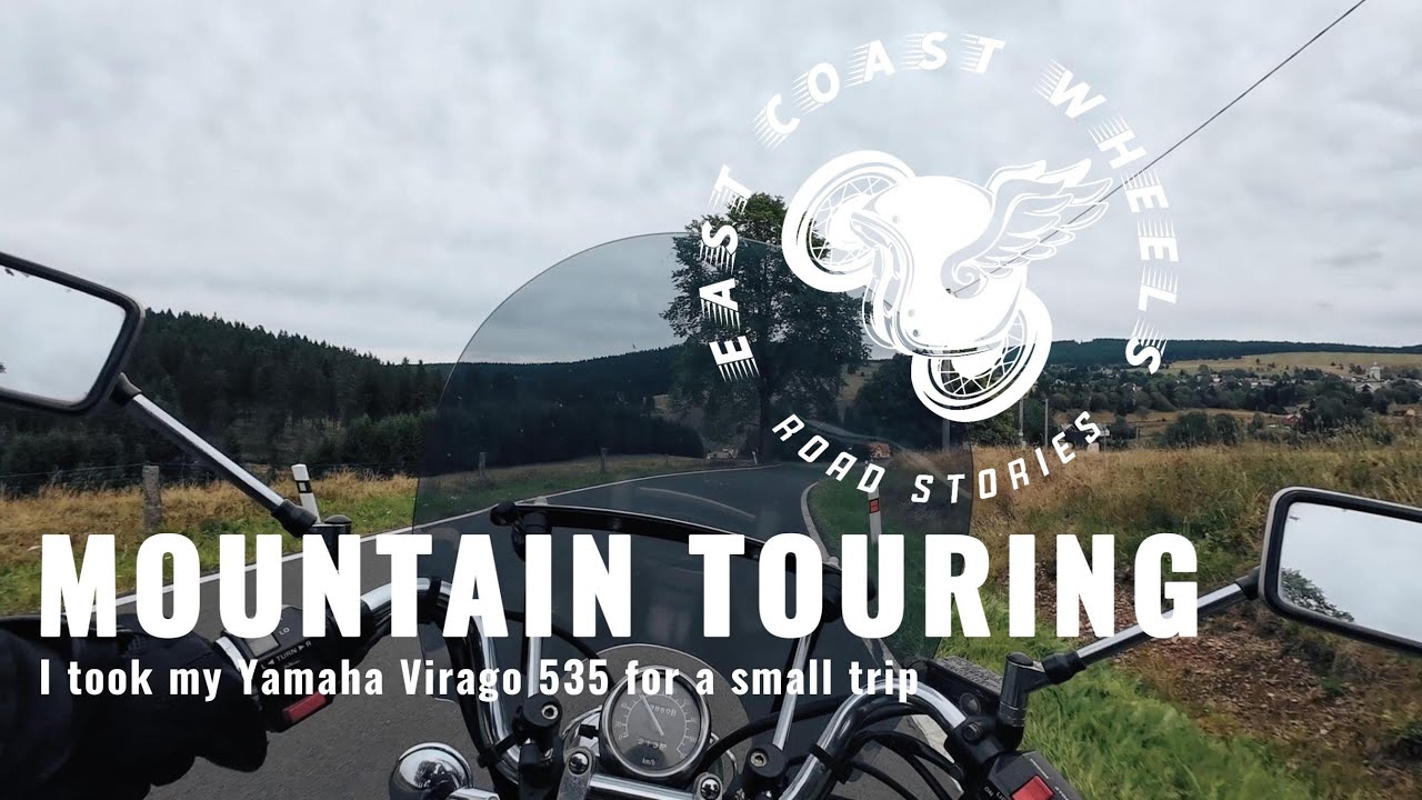 Ore Mountains on a Yamaha Virago 535 (1997) - Mountain Touring Around My Hometown