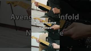 Avenged Sevenfold Nightmare guitar cover #guitar #metal #guitarcover #avengedsevenfold