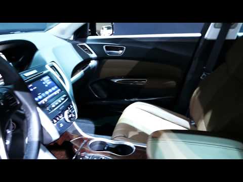 New 2018 Acura TLX Luxury Sedan - Quick Interior Tour - 2017 LA Auto Show, Los Angeles, California