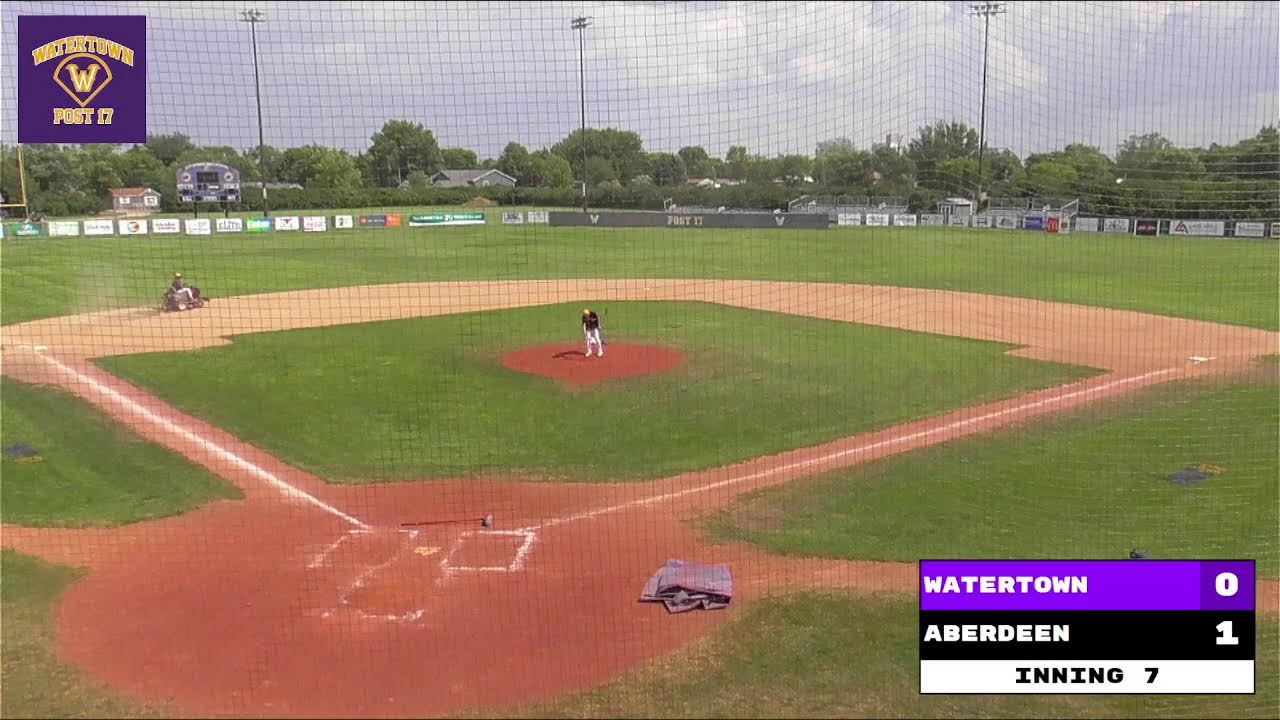 watertown-vs-aberdeen-legion-baseball-7-21-23-game-2-youtube