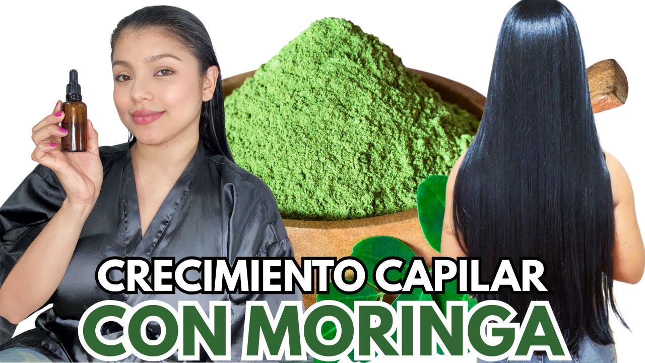 TÓNICO DE MORINGA PARA EL CRECIMIENTO DEL CABELLO 😍#crecimientodelcabello