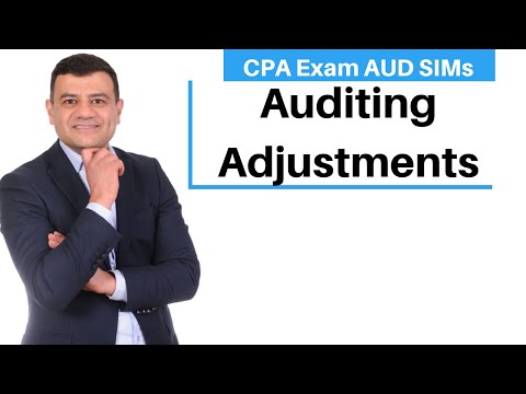 AICPA CPA Simulations:  Auditing Adjustments