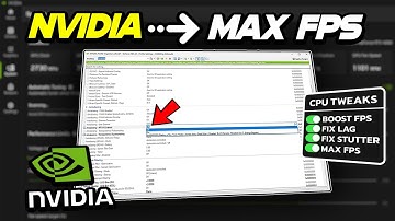 🔧 How to Boost FPS, Fix FPS Drops In Any Games By using Nvidia profile inspector settings 