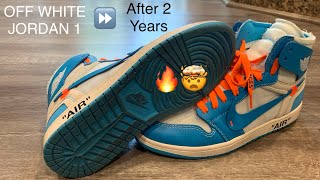 Vag mave embargo AFTER 2 YEARS OF WEAR: Off White Air Jordan 1 UNC (you will be surprised!)  - YouTube