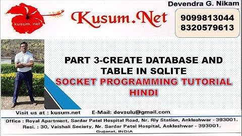 PART 3-HOW TO CREATE DATABASE AND TABLE IN SQLITE || WEB API, C# TUTORIAL, JAVASCRIPT TUTORIAL