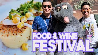 Trying Everything We Can at Disney's Food and Wine Festival 2023  VLOG
