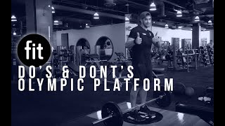 Do's & Don'ts of the Olympic Platform at Fit Downtown