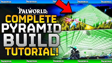How To Build Amazing PYRAMID Base // Build Tutorial - Palworld Tides Of Terraria Base Building Guide