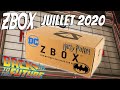 Zbox juillet 2020 dc comics harry potter dc comics unboxing box mystre zavvi franais