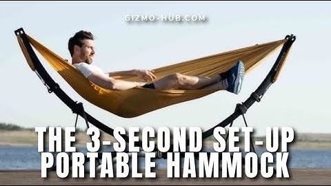 ANYMAKA : THE 3-SECOND SET-UP PORTABLE HAMMOCK | Kickstarter | Gizmo-Hub.com