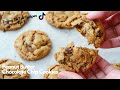 5-Ingredient soft & chewy peanut butter chocolate chip cookies (Trying TikTok recipes Ep. 1)
