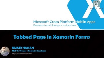 Tabbed Page in Xamarin.Forms - [8]