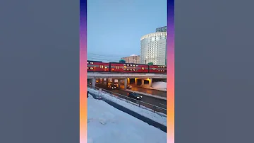 Oneofthepublictransportation InMoscow Train Going To Dacha Moscow Evlog 