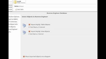 MySQL Workbench - Autogenerate an EER Diagram
