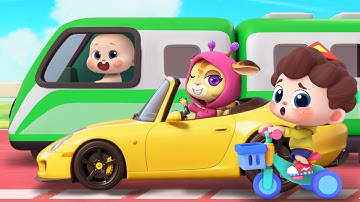 Vehicles Song | Zoom! Zoom! What Vehicle is the FASTEST?  | Nursery Rhyme & Kids Songs | BabyBus