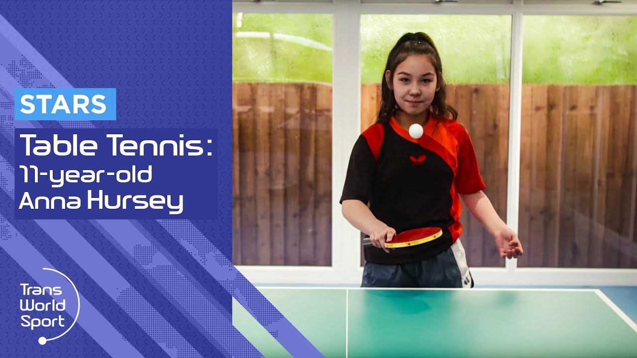 11yearold Anna Hursey Table Tennis Prodigy Trans World Sport