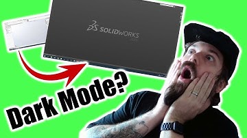 Solidworks hidden Dark mode