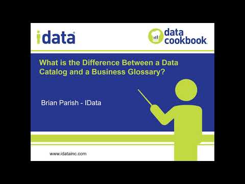 ڈیٹا کیٹلاگ اور کاروباری لغت کے درمیان کیا فرق ہے؟
