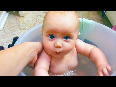 Most Funny Babies and Kids Playing in Water - Baby Water Fails - YouTube