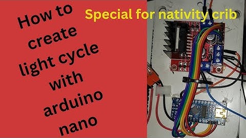 How to create Christmas crib lights using arduino (presepe luce)