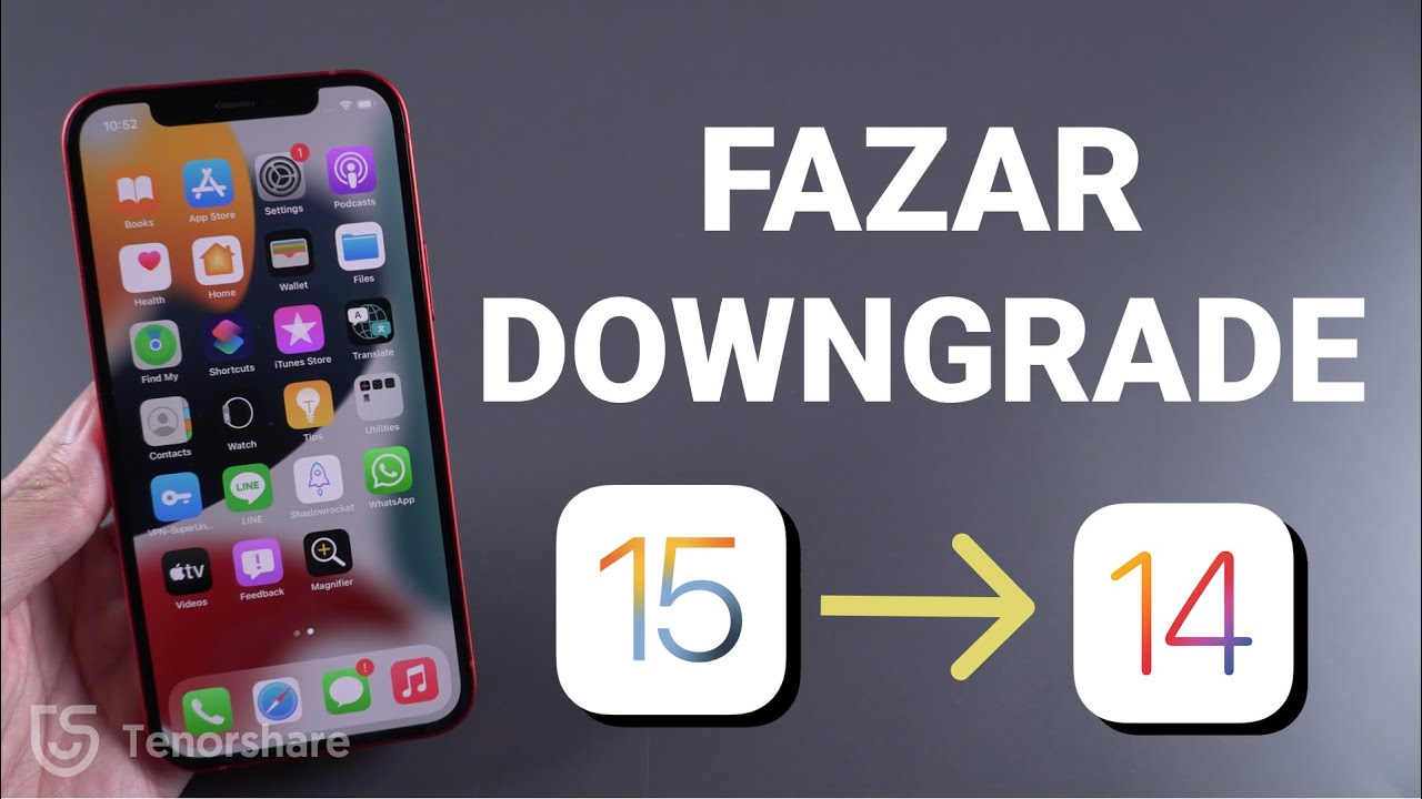 Como Fazer Downgrade De IOS 15 Beta Para IOS 14 YouTube