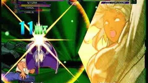 MvC2: Charlie/Storm/Thanos 75% combo