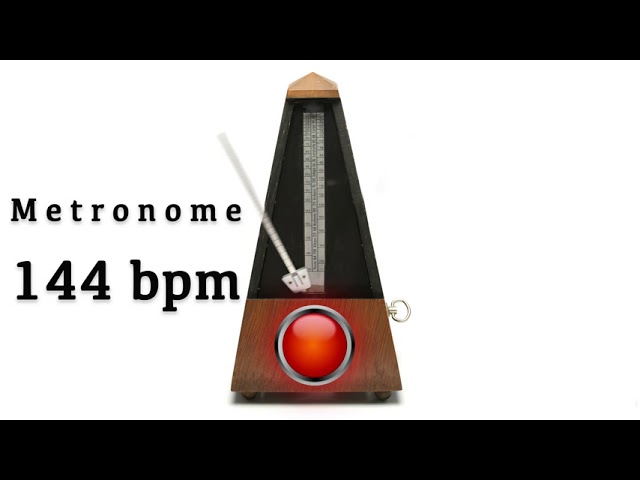 Metronome 144 bpm 🎼 - YouTube