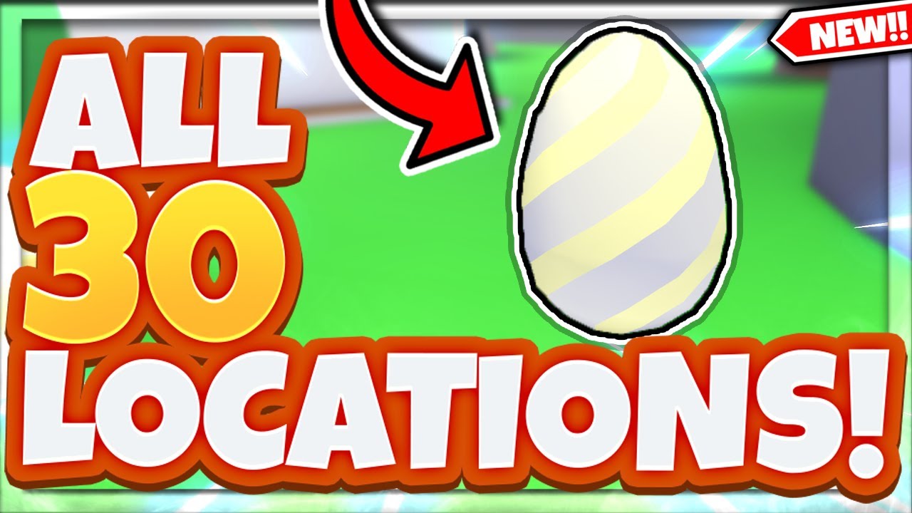 All *30* Egg Locations In Roblox Adopt Me! Easter Egg Hunt Event!