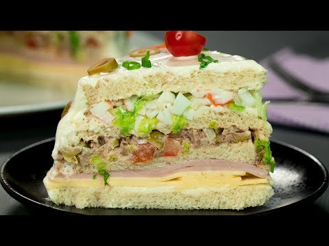 Vidéo: Gâteau De Salade De Poulet Haché