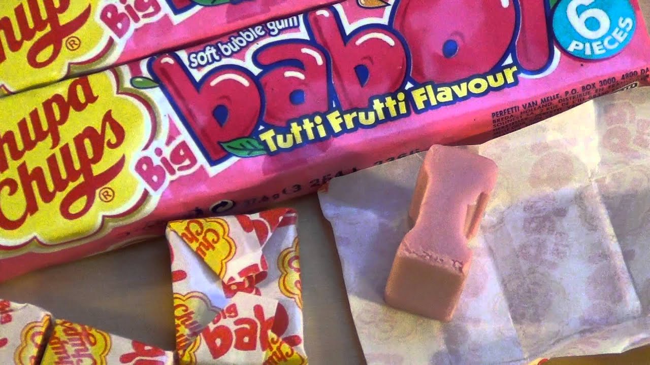 Chupa Chups Big Babol Tutti Frutti Flavor Soft Bubble Gum Youtube