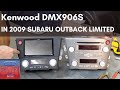 Kenwood DMX906S with Wireless Apple Car Play in a 2009 Subaru Outback Limited
