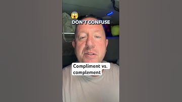 Compliment vs. complement—they’re actually different words. #grammar #learnenglish