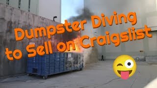 Dumpster Diving Granite Counter Tops to Sell on Craigslist - Scavenging to Resell