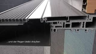 Windor Hebeschiebetür Bodenschwelle