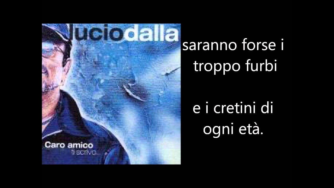 Lucio Dalla Lano Che Verra Testo Lyrics Youtube