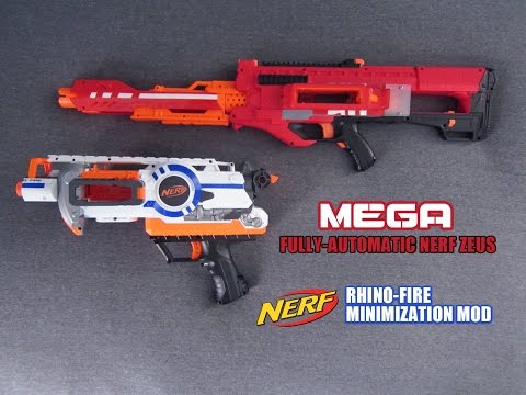 FULL-AUTO MEGA NERF SNIPER RIFLE [Rival Zeus Sniper Rifle] 