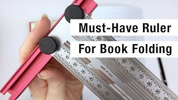 Must-Have Ruler for Book Folding