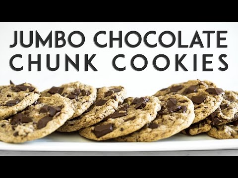 One Bowl Jumbo Chocolate Chunk Cookies | Oh She Glows