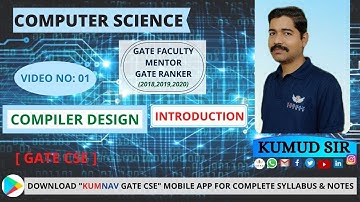 1 COMPILER DESIGN INTRODUCTION #COMPILERDESIGN #CD #COMPILERINTRO #GATECSE #GATE2023