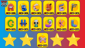 Merge Alphabet Lore Monster Master ABCDEFGHIKLM | Merge Alphabet : Monster Master