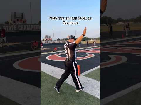 Ref FIRED for cheating #football #texas