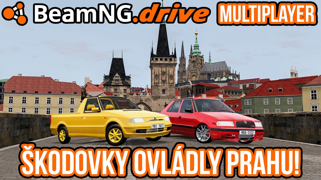 &Scaron;KODOVKY OVL&Aacute;DLY PRAHU! | BeamNG.drive Multiplayer #07